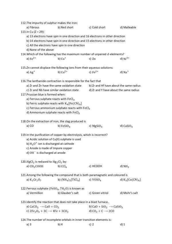 CLASS 11 and CLASS 12 Chemistry - NEET/CET Editable Format (MS Word) - Image 6