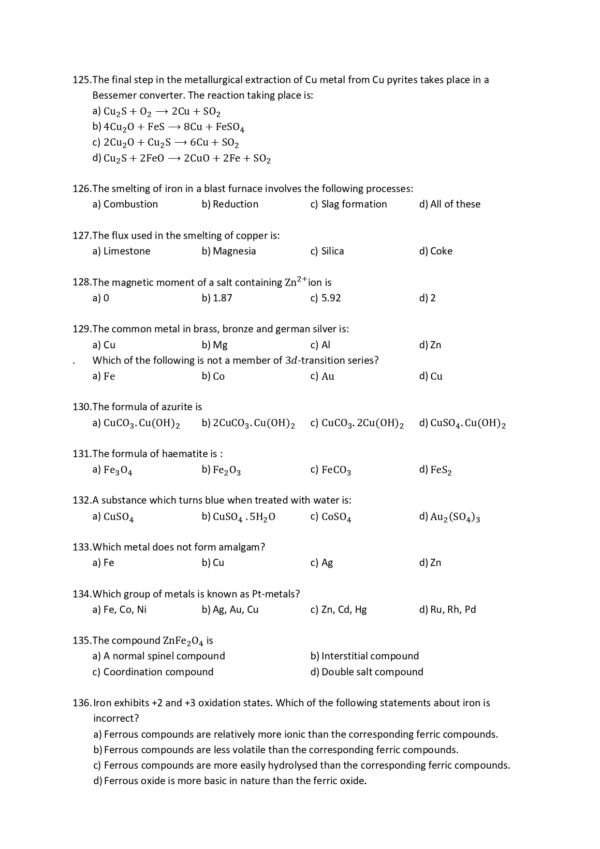 CLASS 11 and CLASS 12 Chemistry - NEET/CET Editable Format (MS Word) - Image 7