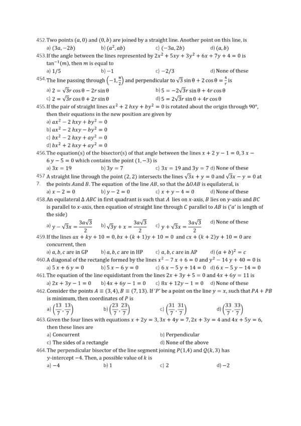 CLASS 11 and CLASS 12 Mathematics - CET/JEE Editable Format (MS Word) - Image 2