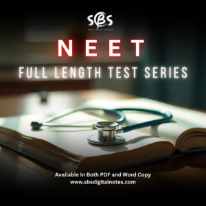 NEET MOCKTEST SERIES Editable Format (Word Format)- Total 5 Test Paper